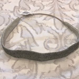 Banana Republic silver sequin headband